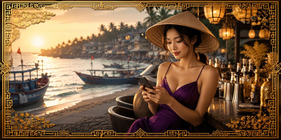 Người dùng Mũi Né thư giãn với trò chơi bài trực tuyến tại 33wim